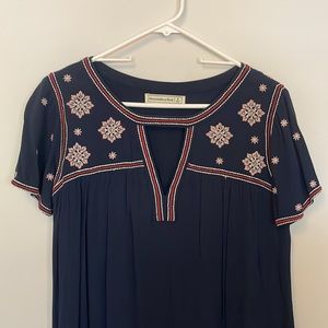Abercrombie Blue Dress with Pockets